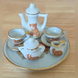 Bear Themed Miniature Tea Set